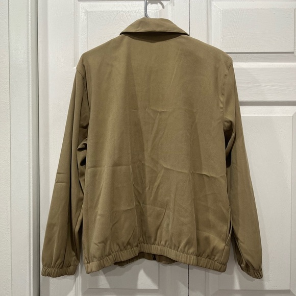 Vintage Alfred Dunner tan embroidered leaf fall jacket - Picture 6 of 6